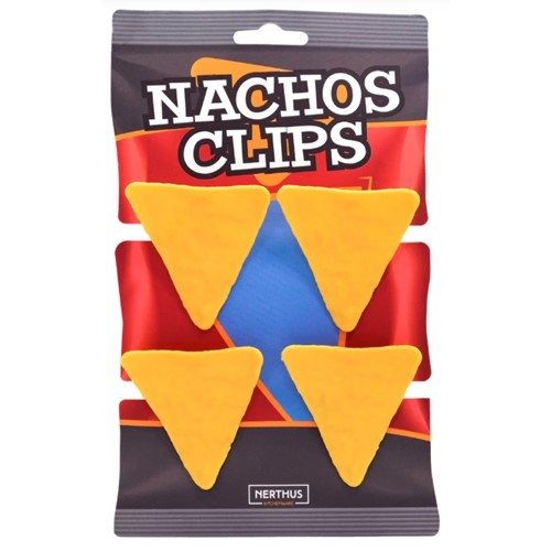 SET 4 PINZAS CIERRABOLSAS NERTHUS FIH 1258 NACHOS